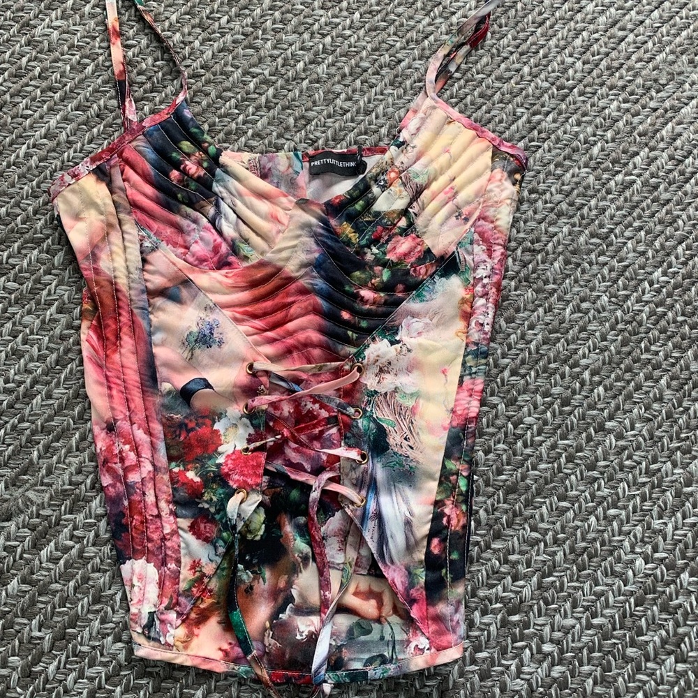 pretty little thing beautiful corset top!